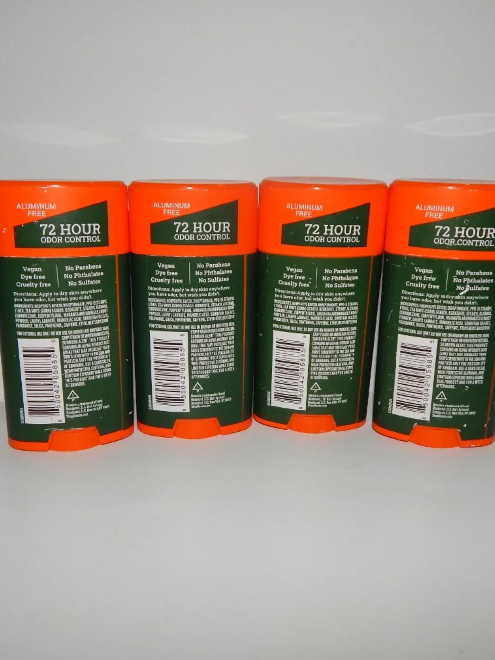 4 Mando Whole Body Deodorant CLOVER WOODS Smooth Solid 2.6oz Ea